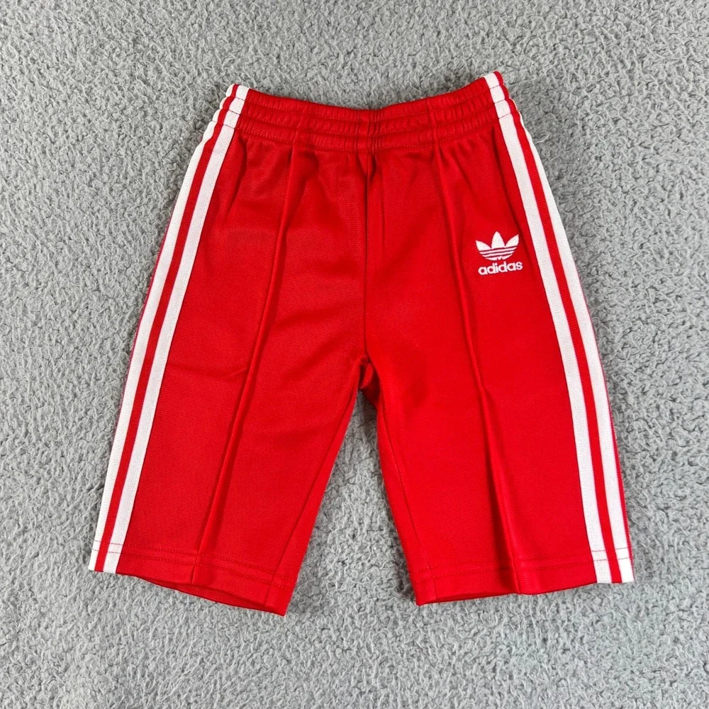 Adidas Track Suit Kids 6M Red Disney Goofy Superstar Jacket Pants Set Vintage